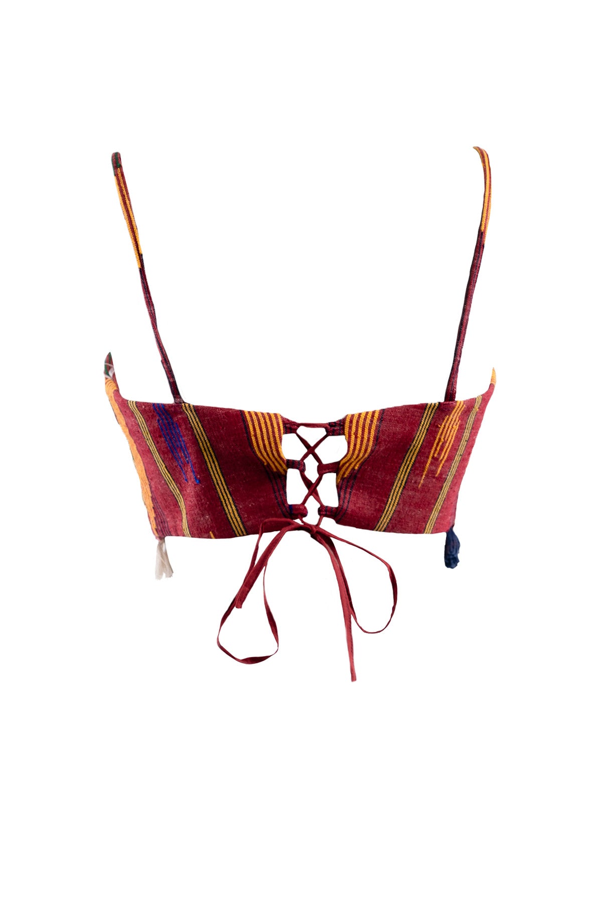 Upcycled Apron Crop Top