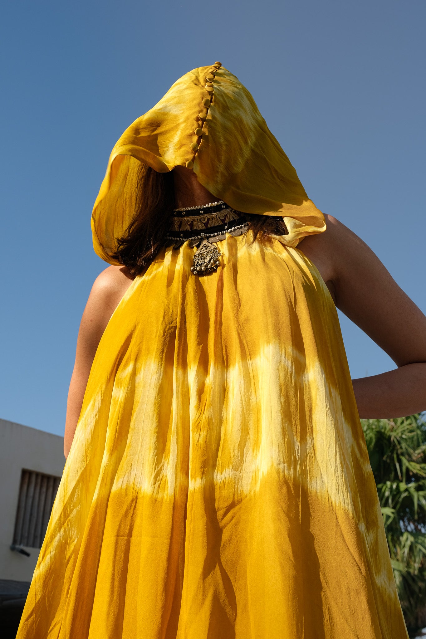 Hooded Loose Maxi Dress